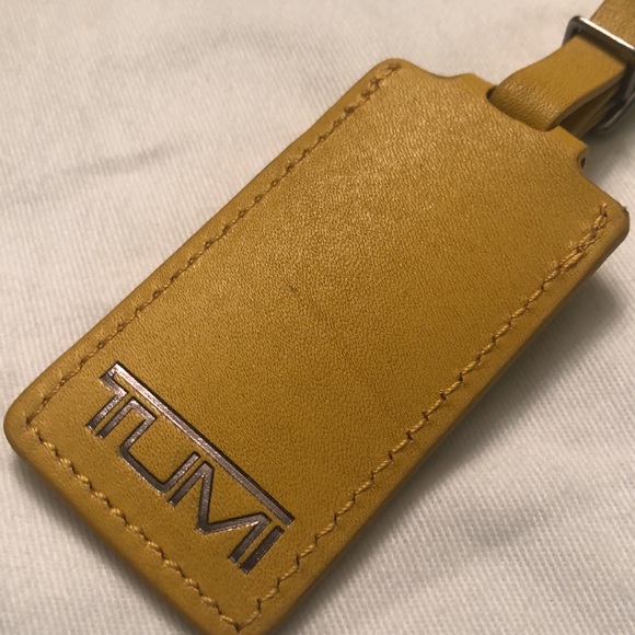 Tumi Accessories New Tumi Luggage Tag Alpha Bravo Yellow Poshmark